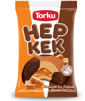 ХЕПКЕК МОЗАИЧНЫЙ КЕКС С КАРАМЕЛЬЮ - HEPKEK MOSAIC CAKE WITH CARAMEL 24X45 G